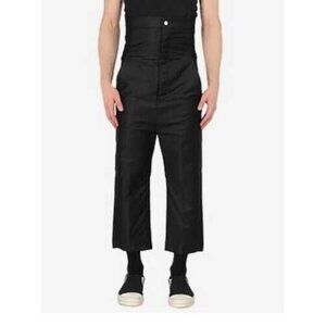 Rick Owens RUNWAY Dirt S/S 18 High Waisted Trousers 48 US 32 M Mens Black $1230